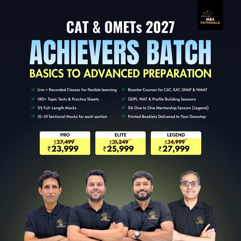 Fast-Paced Batch for CAT 2026 – Basic to Advance