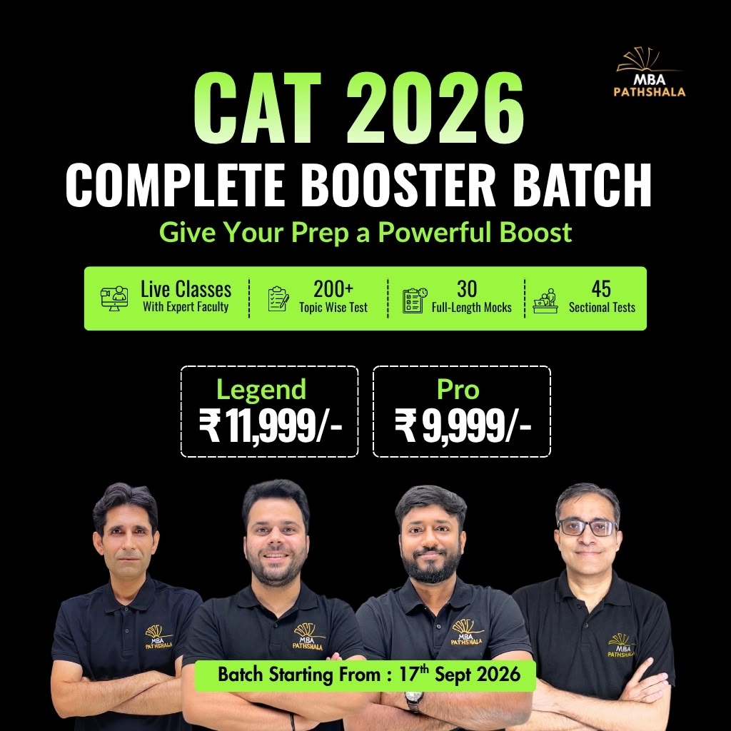 Fast-Paced Batch for CAT 2026 – Basic to Advance