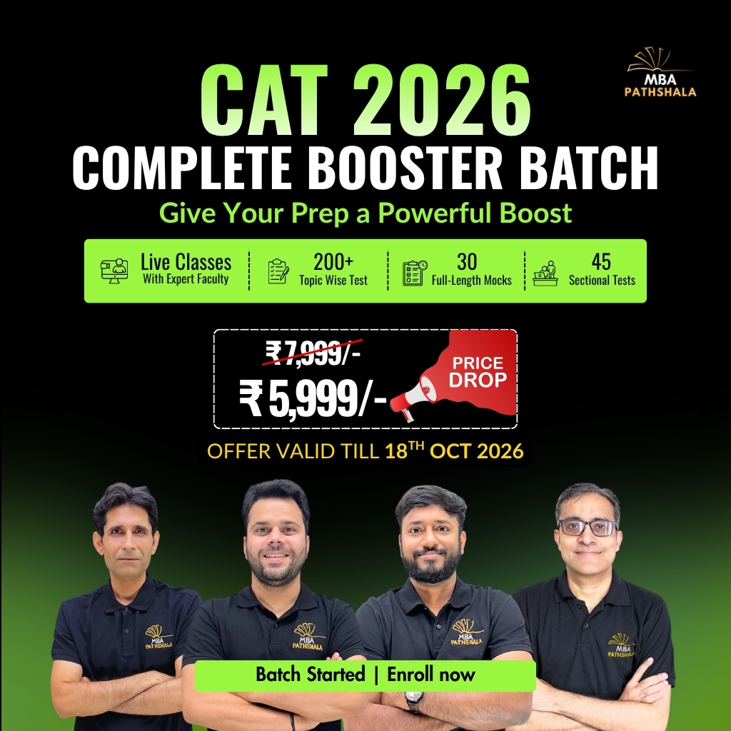 Fast-Paced Batch for CAT 2026 – Basic to Advance
