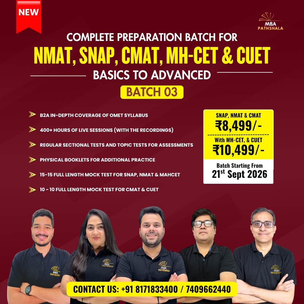 Fast-Paced Batch for CAT 2026 – Basic to Advance