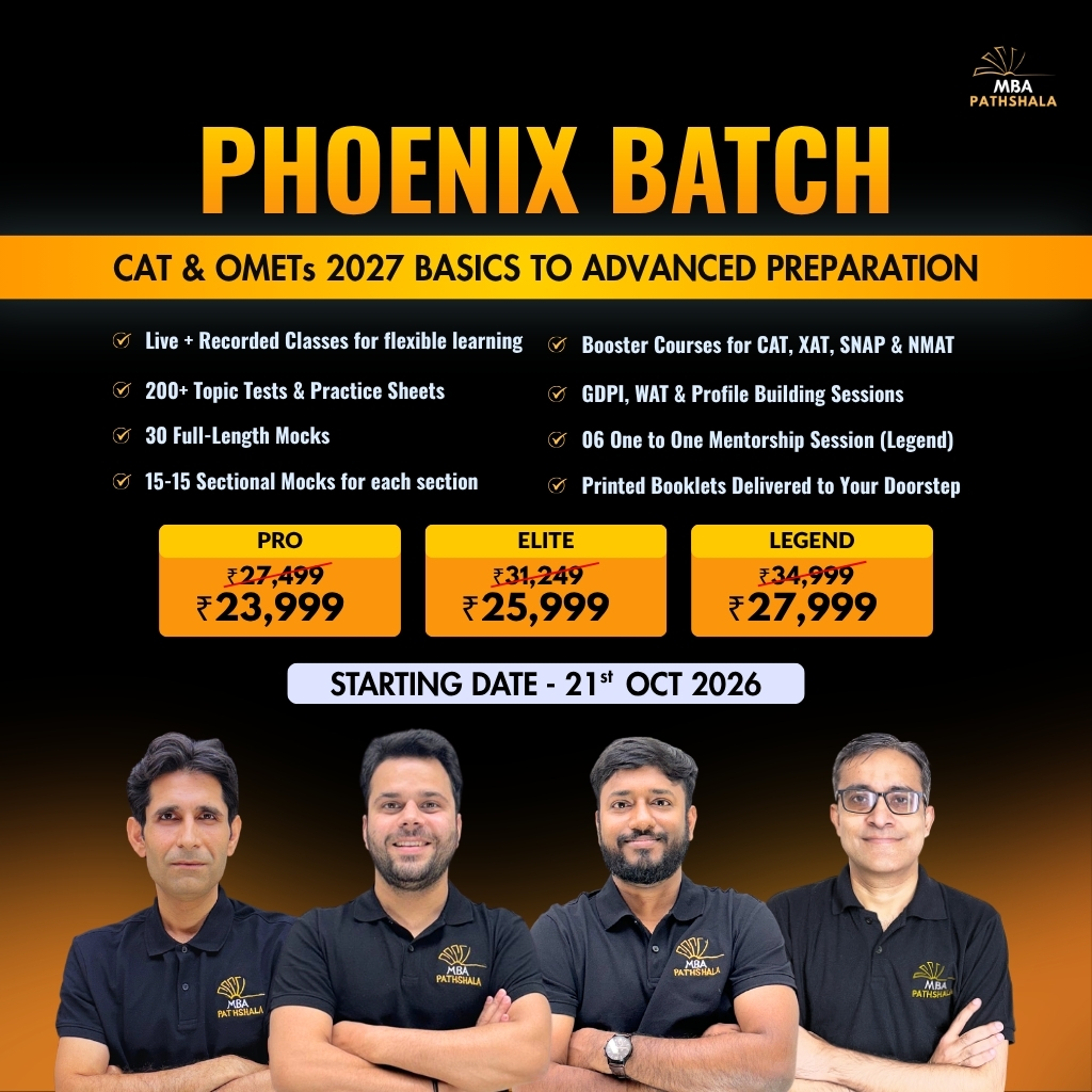 Fast-Paced Batch for CAT 2026 – Basic to Advance
