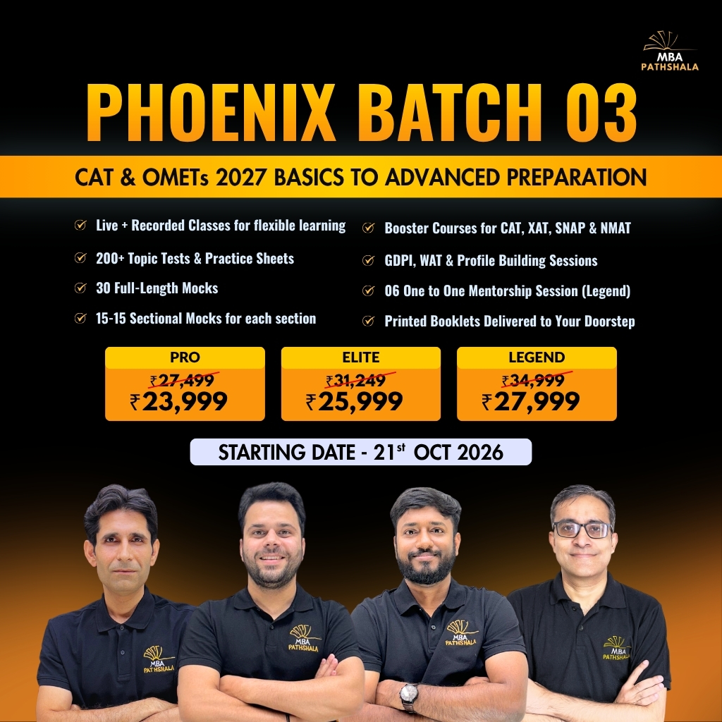 Fast-Paced Batch for CAT 2026 – Basic to Advance